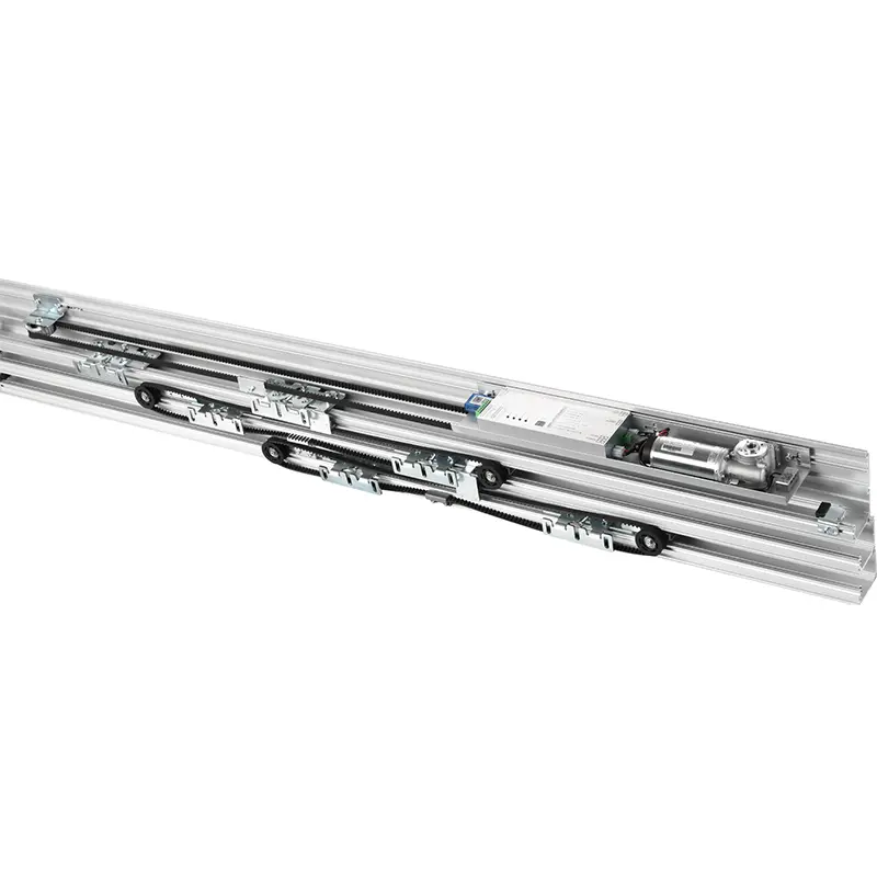 Överlappande dörr för trippellänk